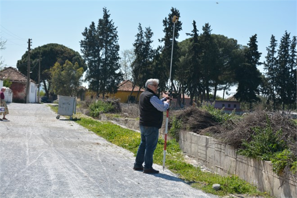 Akıllı Köy`de Kot Krokisi Çalışmaları